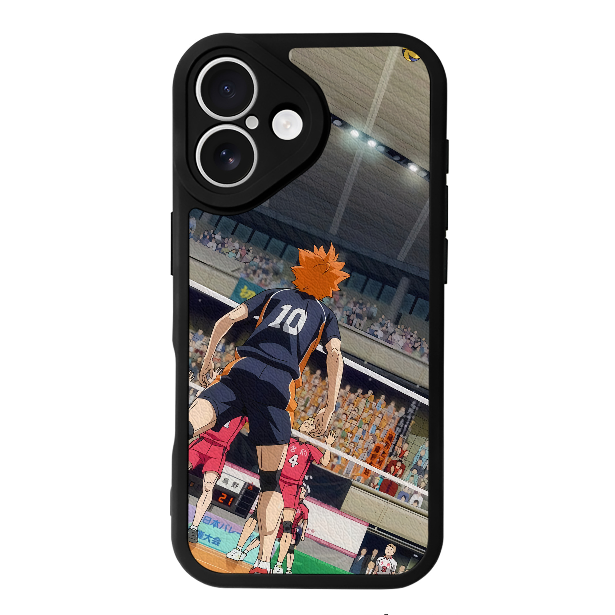 （画像用） ハイキュー!! Haikyu!! 【iPhone 16シリーズ対応】シリコンスマホケース（レザー調） 材質：シリコン
